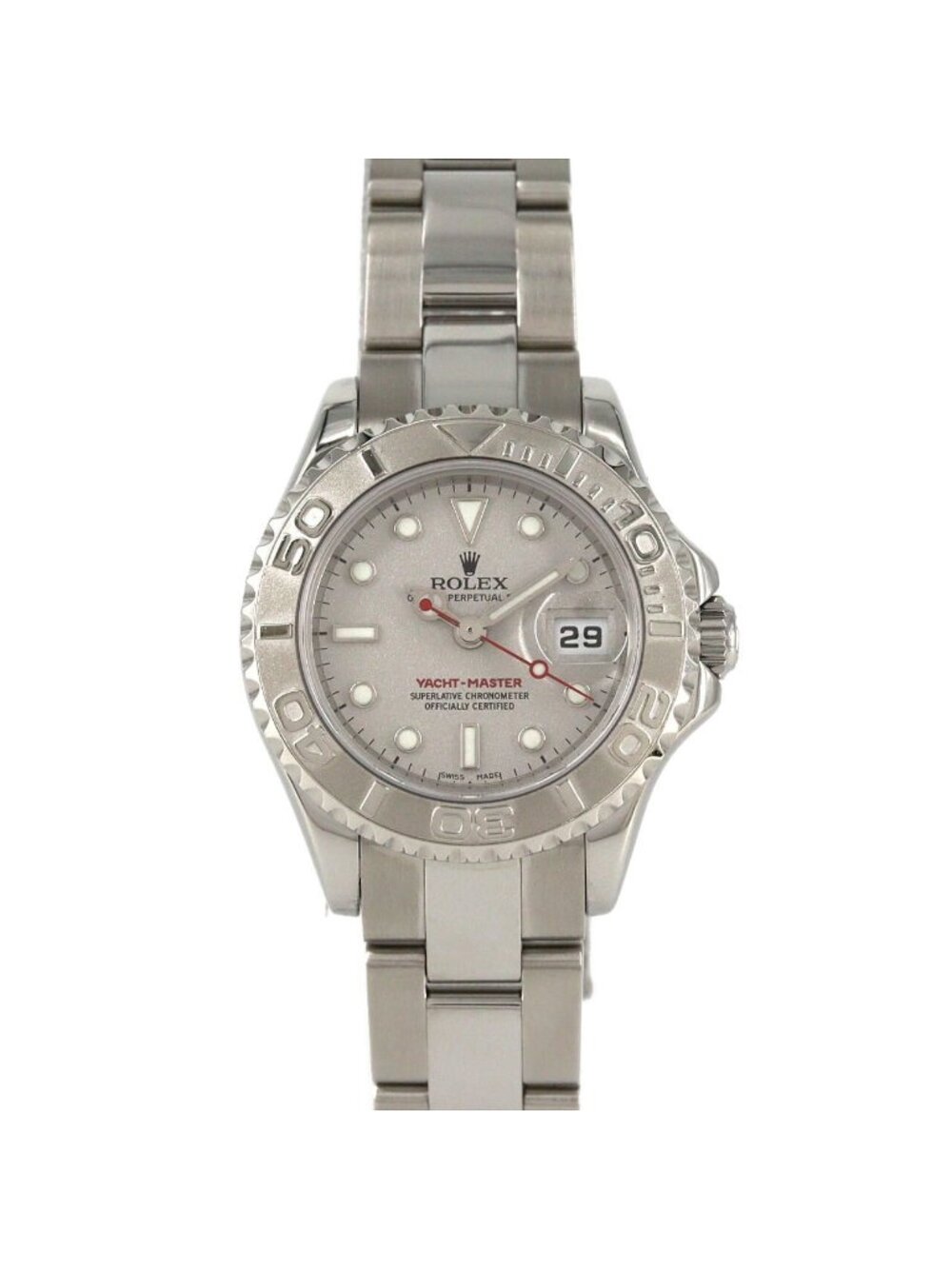 Rolex Yacht Master Rolesium Stainless Steel Platinum Automatic